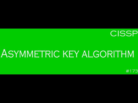 CISSP Practice Question: Asymmetric Key Algorithm #173
