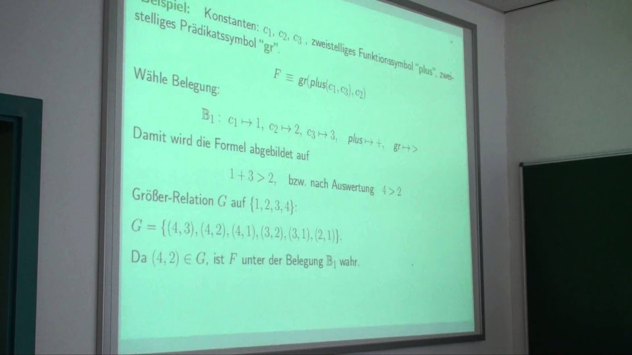 Theoretische Informatik Vorlesung 3 – Aufzeichnung vom 14. März 2013 📚
