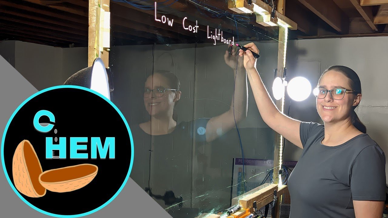 Create an Affordable Lightboard for Engaging Online Teaching ✨