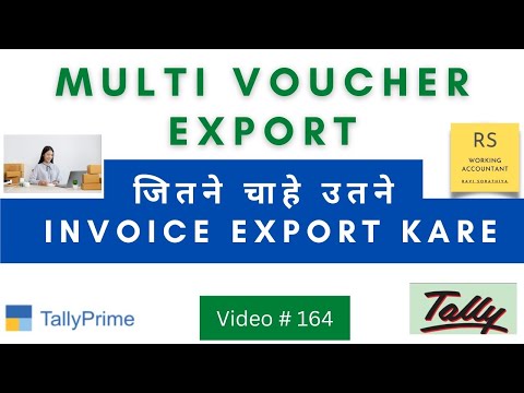 Export All Sales Invoice In PDF Format In Tally Prime | How To Export All Invoices In PDF Format