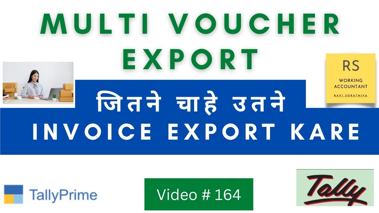 Easily Export All Sales Invoices to PDF in Tally Prime 📄