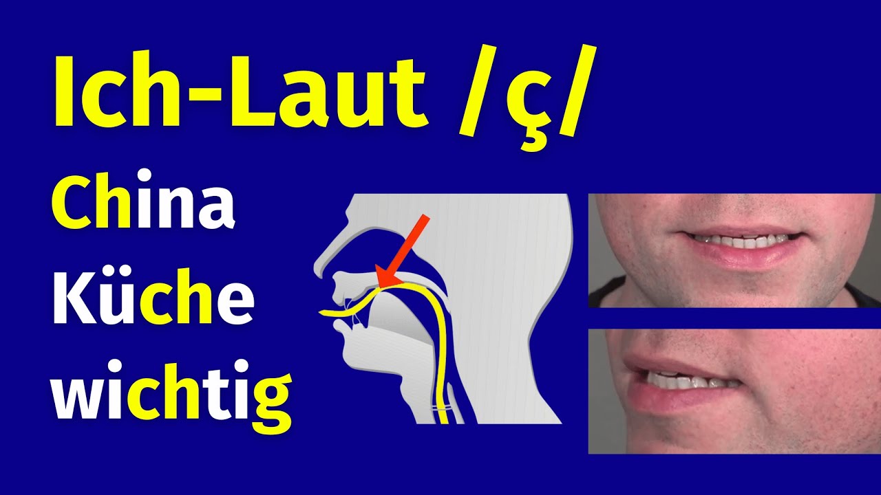 Ich-Laut /ç/ in Deutsch: Aussprache & Übungen