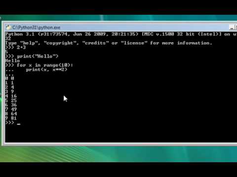 Using Python: The Python Shell and IDLE