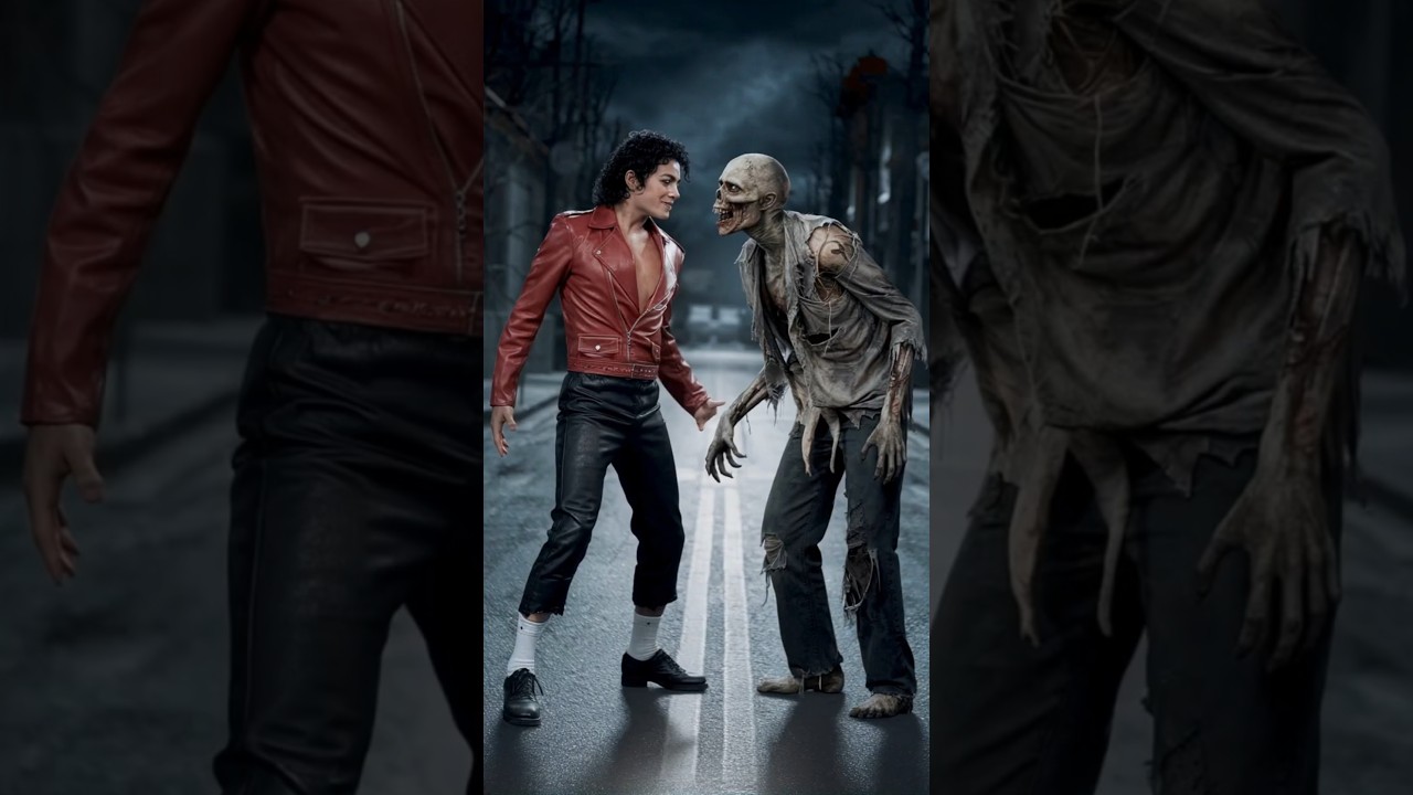 Michael Jackson Meets Zombie in Creepy 'Thriller' Hybrid Transformation 🧟‍♂️