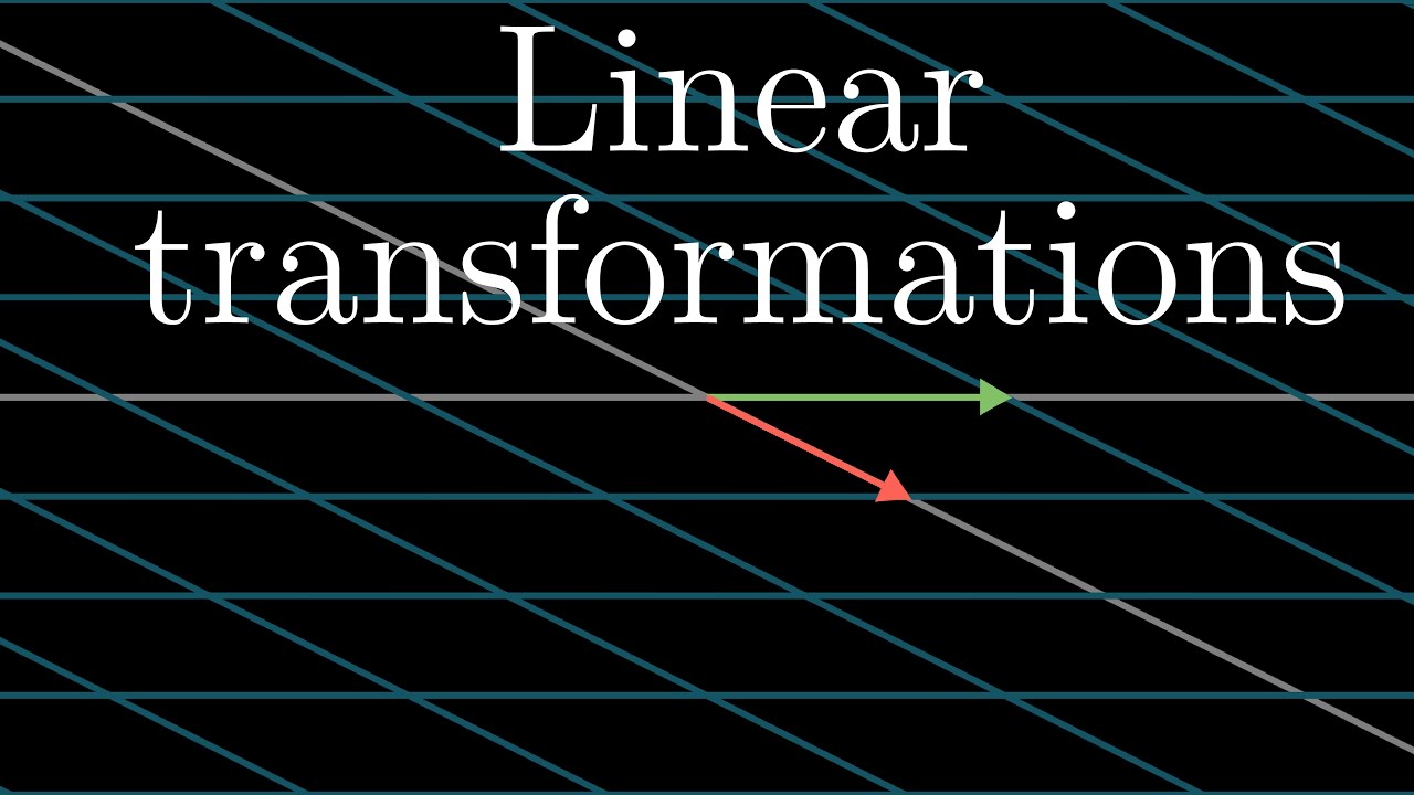 Linear Transformations and Matrices | Chapter 3 of Essence of Linear Algebra