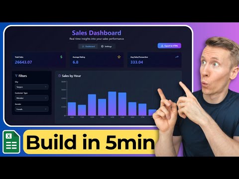 How To Turn Excel Data Into a Live Dashboard With AI (No Code)