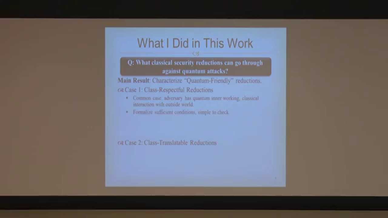 Fang Song Explores Quantum Security in Post-Quantum Cryptography 🔐
