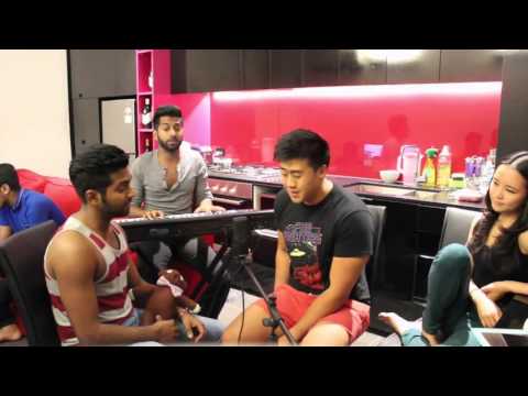 Maroon 5-Sugar(EdwinTwins acoustic cover ft Andrew Seow)