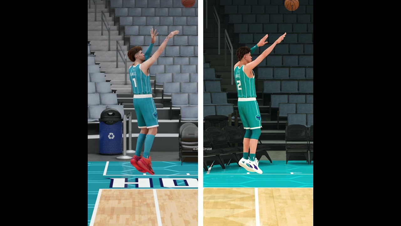 LaMelo Ball 3PT Shot: NBA 2K23 vs 2K21 🏀