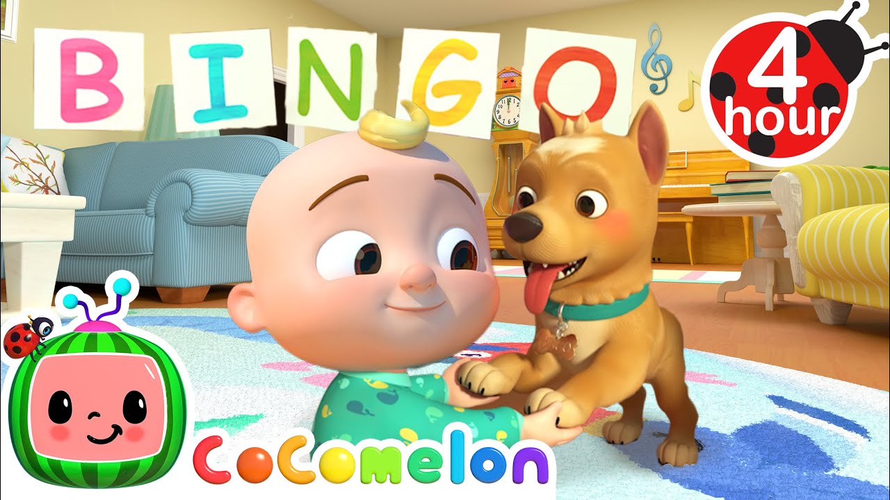 BINGO! | 4-Hour CoComelon Nursery Rhymes 🎶