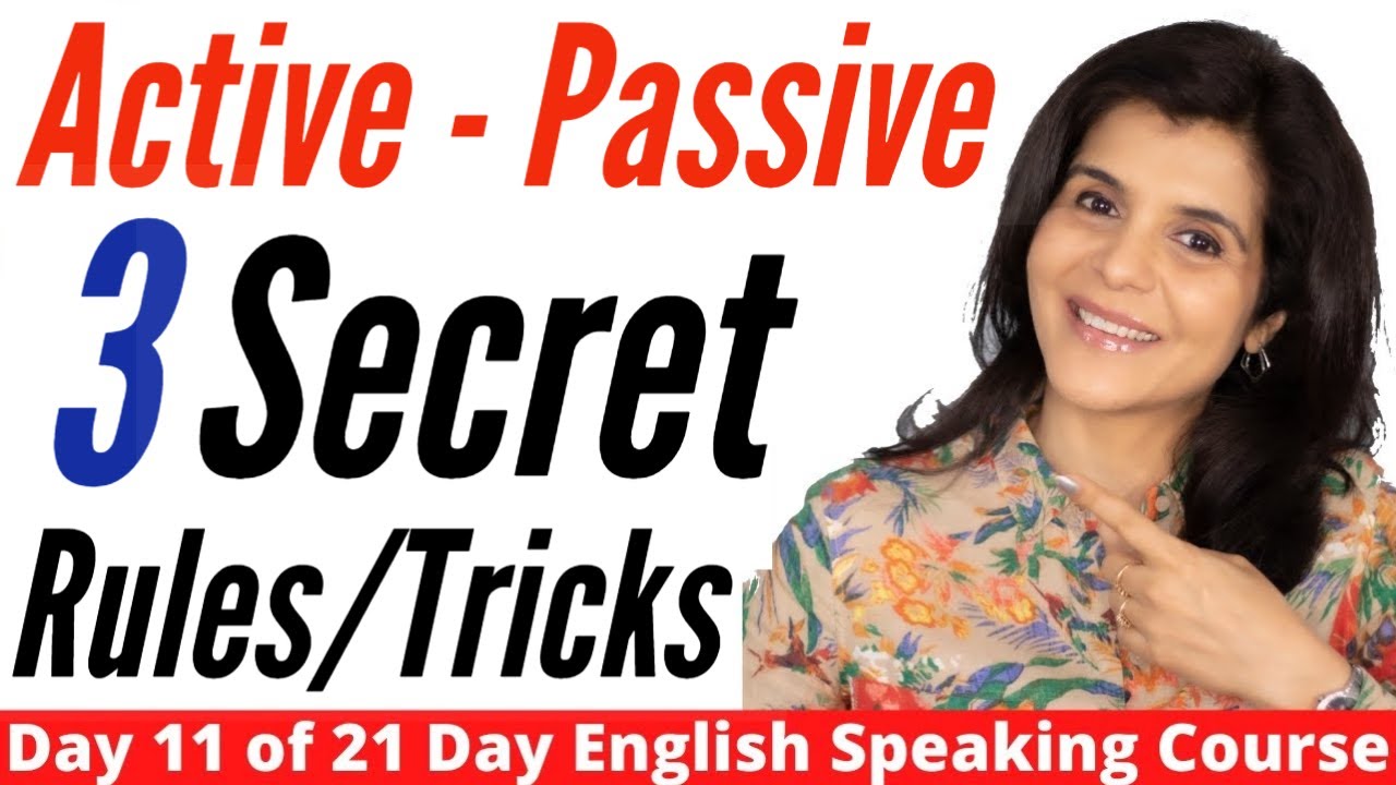 Master Active & Passive Voice: 3 Secret Rules You Must Know! 🎯