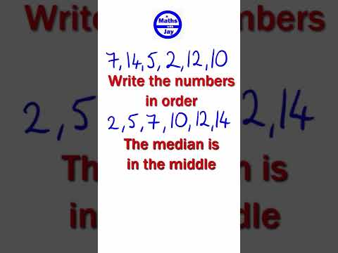 Median of an even number of numbers