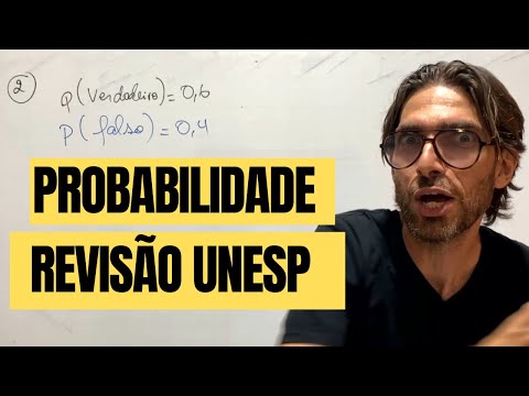 Revisão UNESP: MATEMÁTICA - PROBABILIDADE COM RAFA JESUS