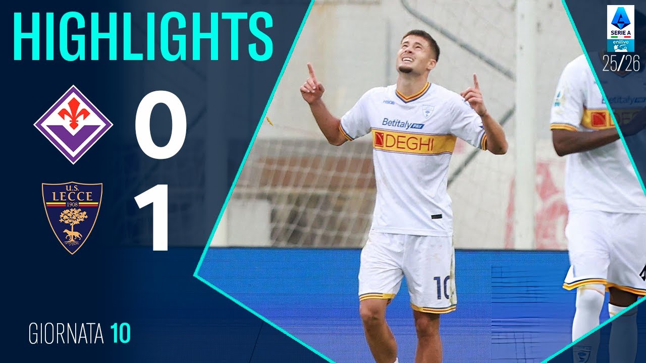 Fiorentina vs Lecce 0-1 Highlights | Serie A 2025 β½