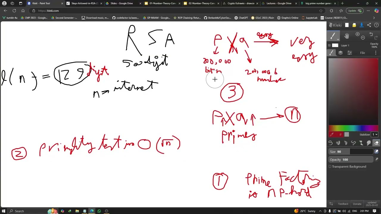 Mastering RSA Public Key Cryptography π