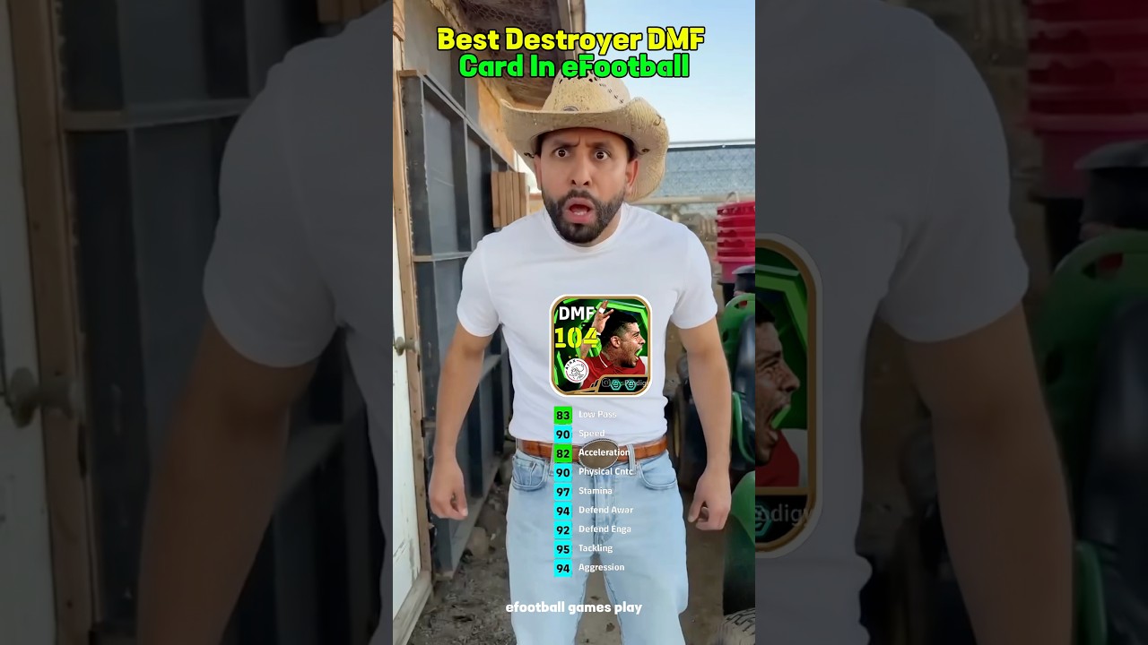 Top 5 Destroyer DMF Card In eFootball 2026 || eFootball Best DMF Card #football #pes #efootball2025