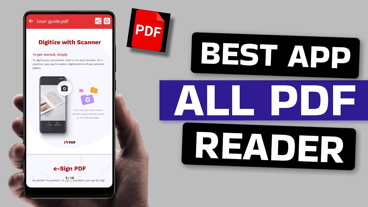 Top All-in-One PDF Reader App for Android 📱