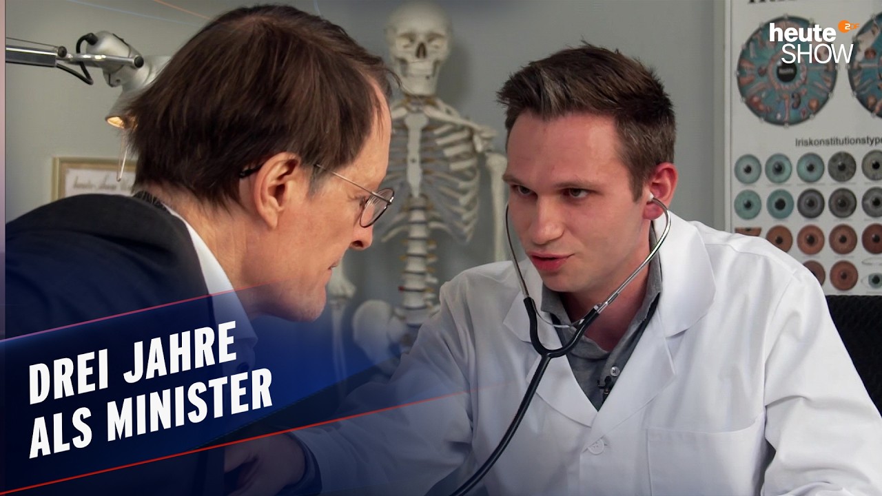 Bleibt Cannabis legal? Karl Lauterbach im Checkup bei Dr. Fabian Köster | heute-show vom 23.05.2025