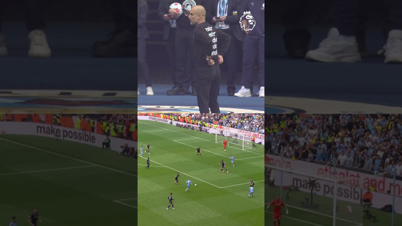 Pep Guardiola Celebrates Last-Minute Victory as Man City Clinches Premier League Title 🏆