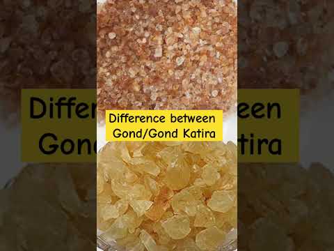 Gond vs. Gond Katira: What’s the Difference? | Gond Katira Healthy Drink Recipe #shorts #ytshorts