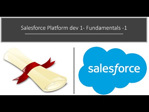 Salesforce Platform dev 1 Fundamentals 1