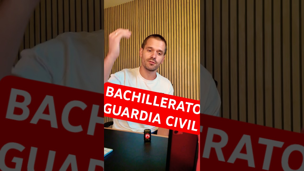 Bachillerato obligatorio en Guardia Civil 🚓