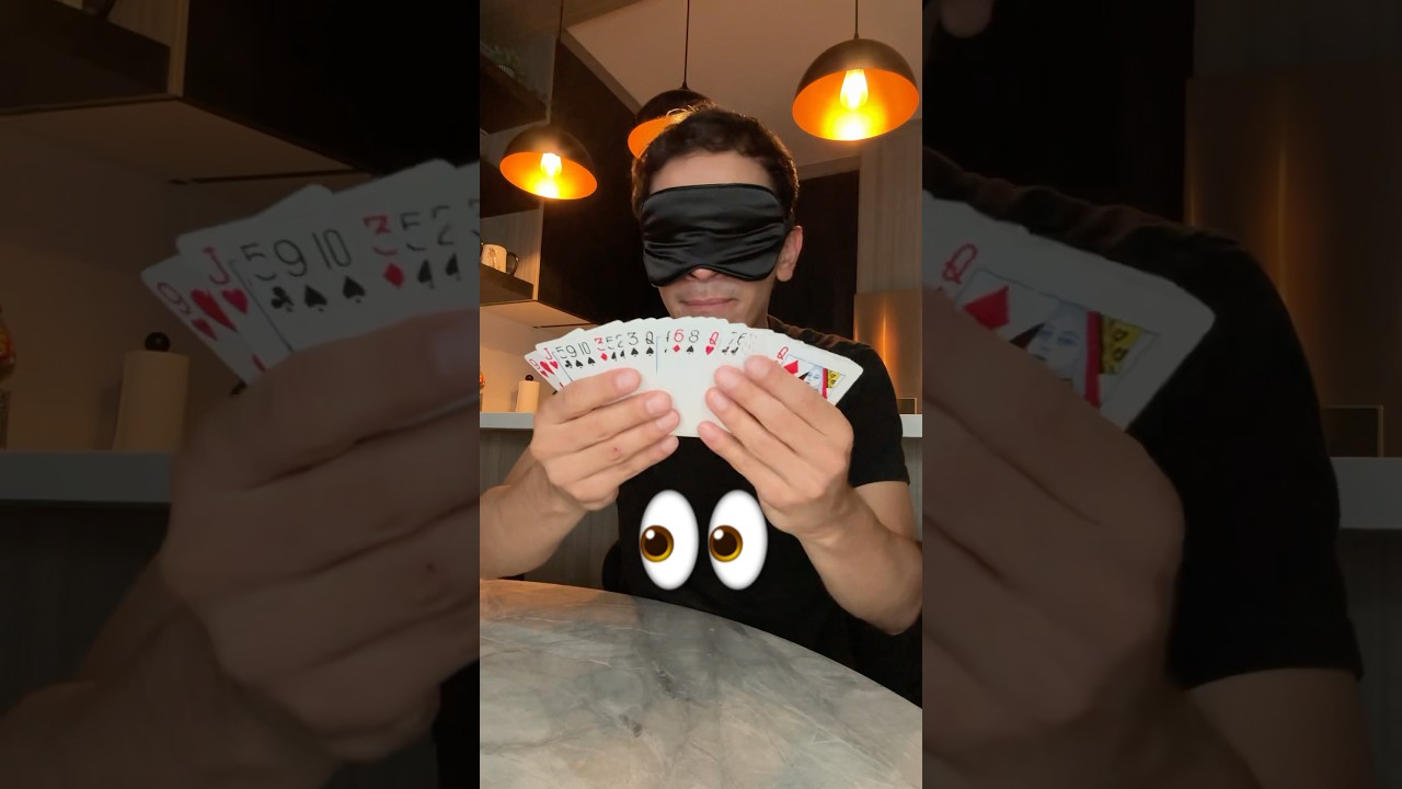 Magia sin usar mis ojos 👀 #shorts