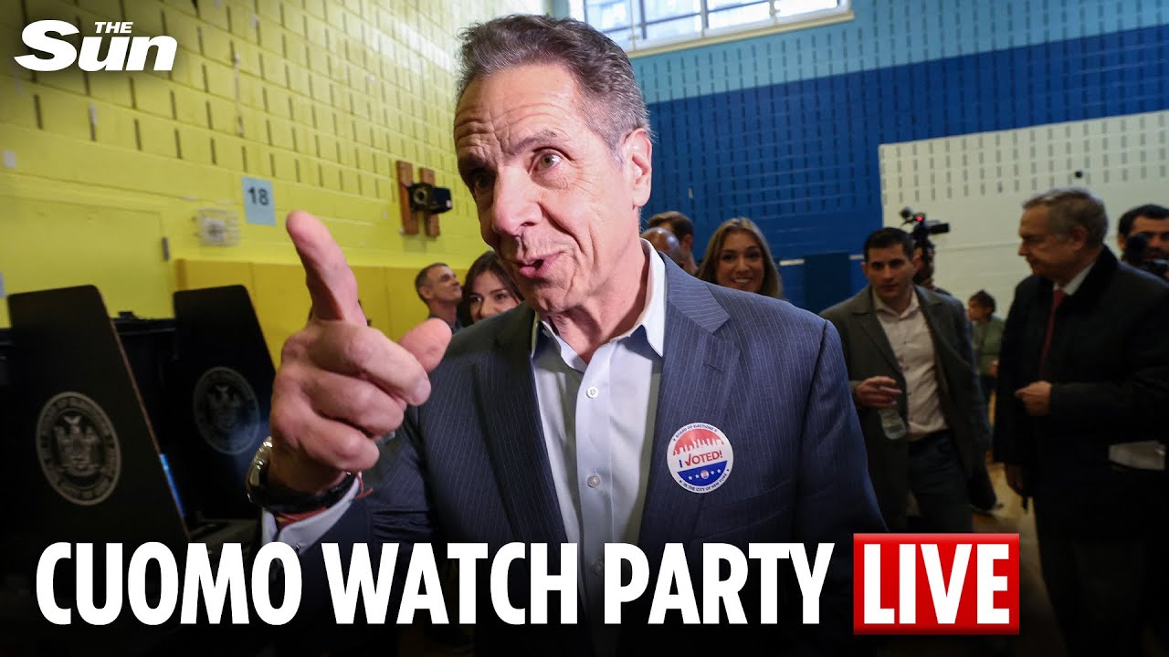 LIVE: Independent New York City mayoral candidate Andrew Cuomo attends election night watch party