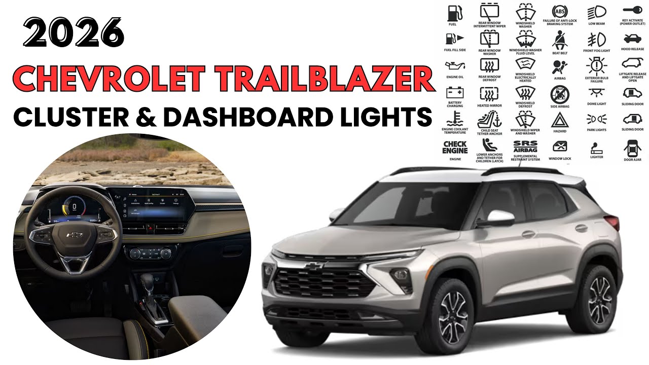 2026 Chevrolet Trailblazer Cluster Display & Dashboard Warning Indicators Guide