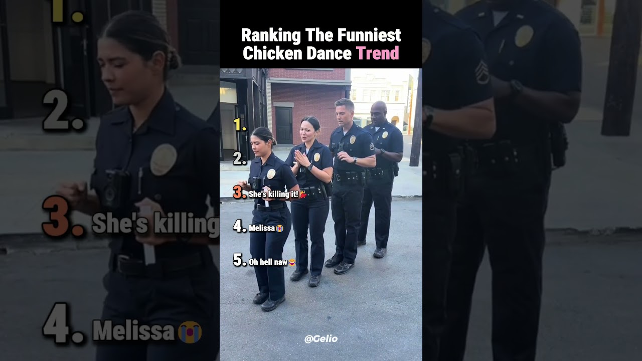 Ranking the Funniest Chicken Dance Trend🤣 #ranking #tiktok #viral #trend