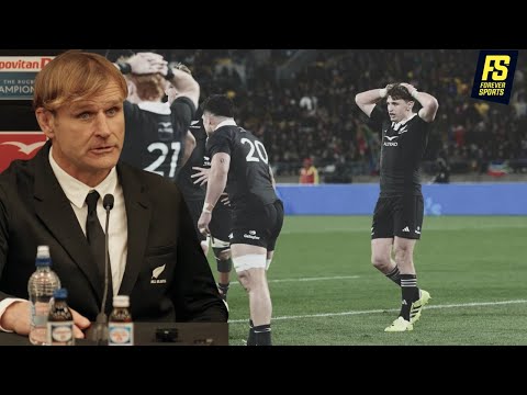 Scott Robertson REACTS to ALL BLACKS RECORD DEFEAT to the Springboks | All Blacks Press Conference