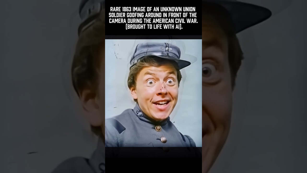 Civil War Soldier Caught in a Candid Moment πΈ