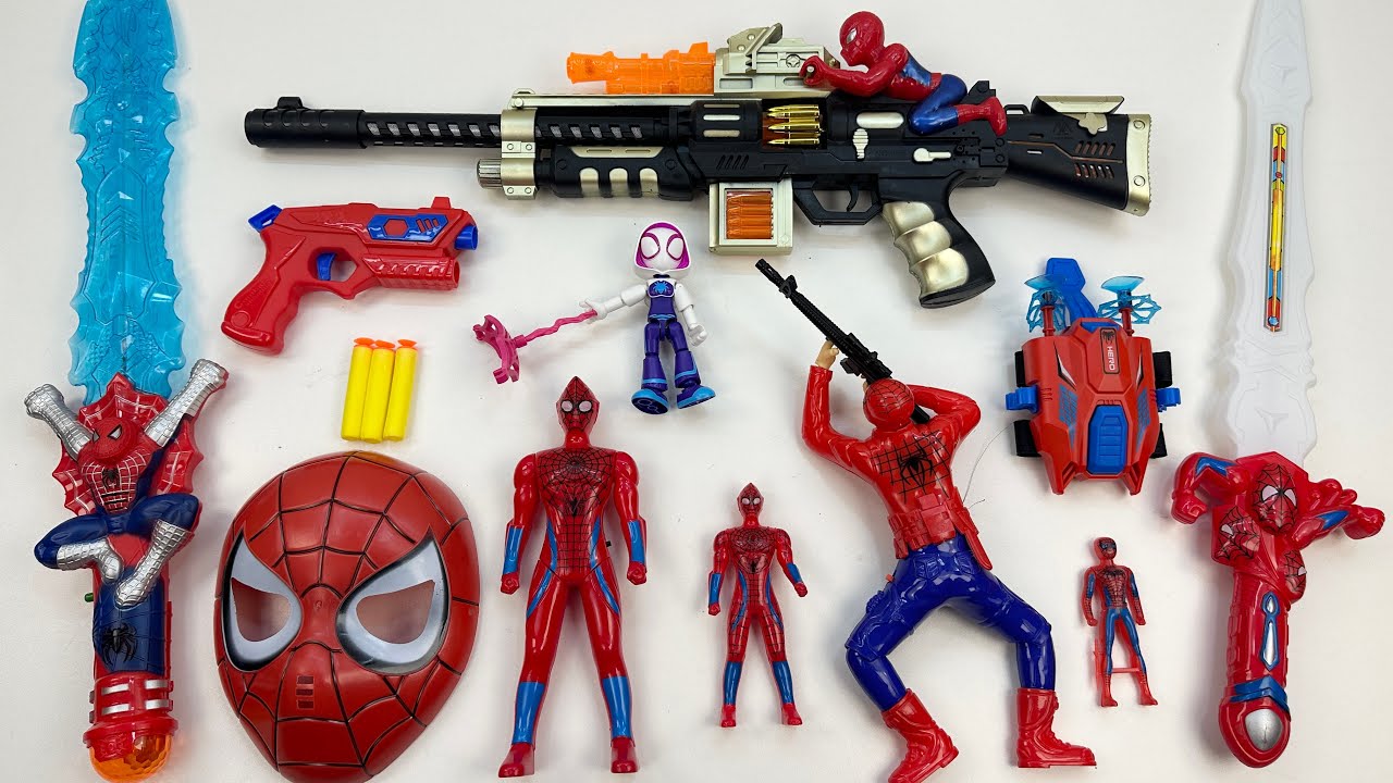 20 minute exciting Spider Man series toy unboxing, Marvel hero characters, popular action figures.