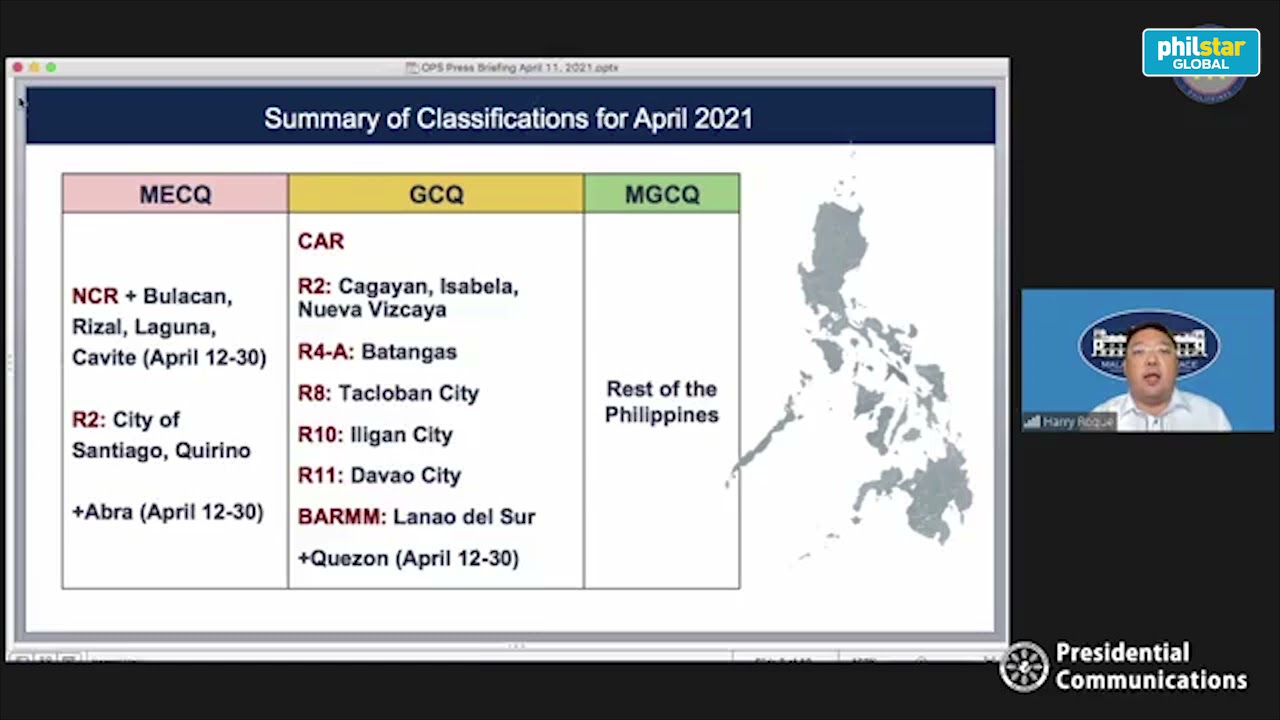 'NCR Plus' under Modified ECQ until April 30