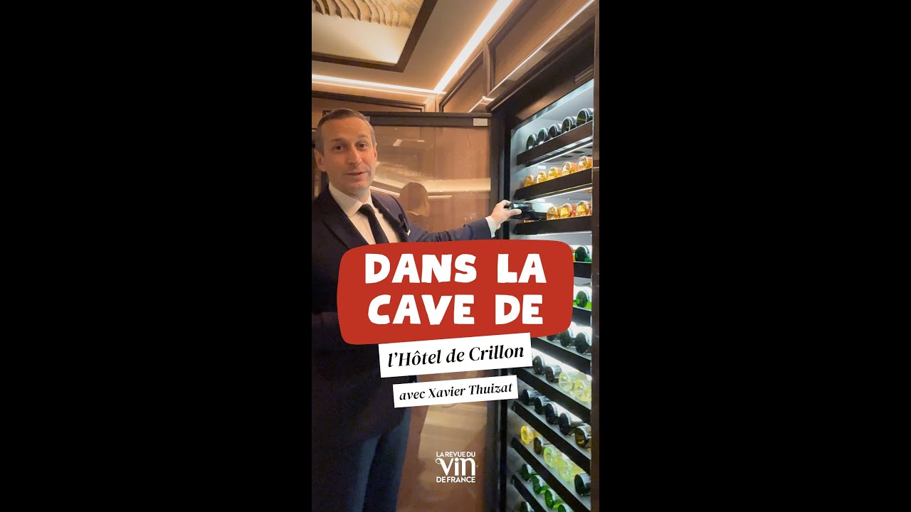 Découvrez la Cave Secrète de l'Hôtel de Crillon avec le Sommelier Xavier Thuizat 🍷