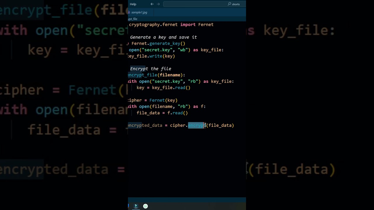 Encrypting and Decrypting Files in Python