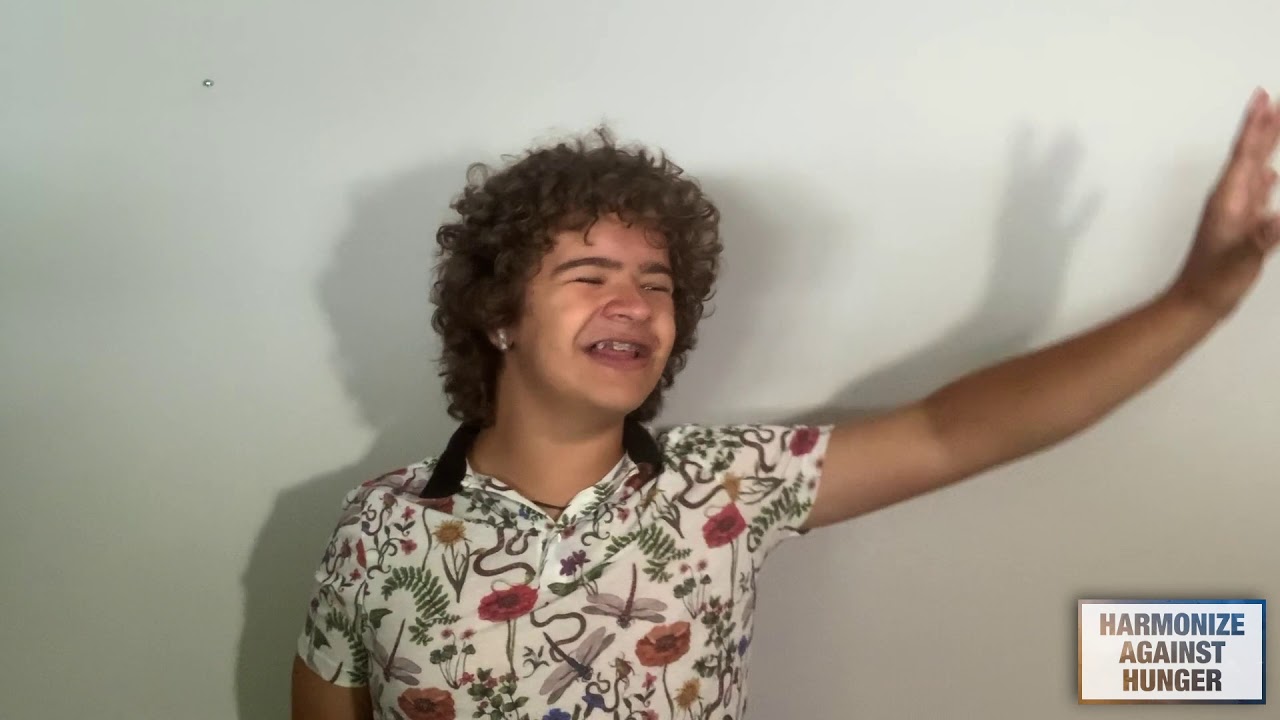 Gaten Matarazzo Performs 'Michael in the Bathroom' to Fight Hunger 🎶