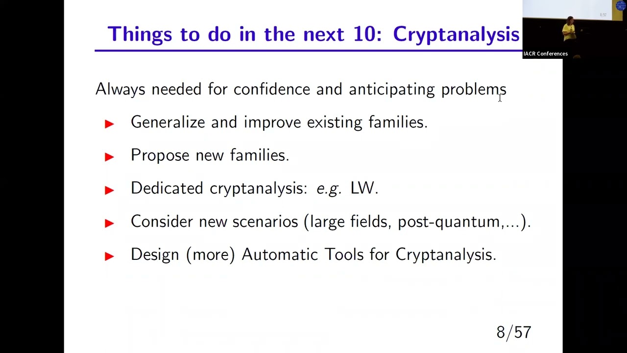 Unlocking Long-Term Security with Symmetric Cryptography 🔐 – Eurocrypt 2022 Talk by Maria Naya Plasencia