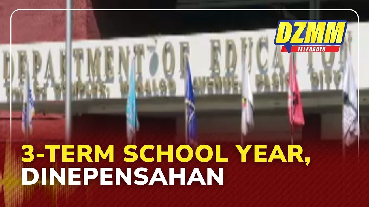 DepEd Supports 3-Term School Year for 2026-2027 📚