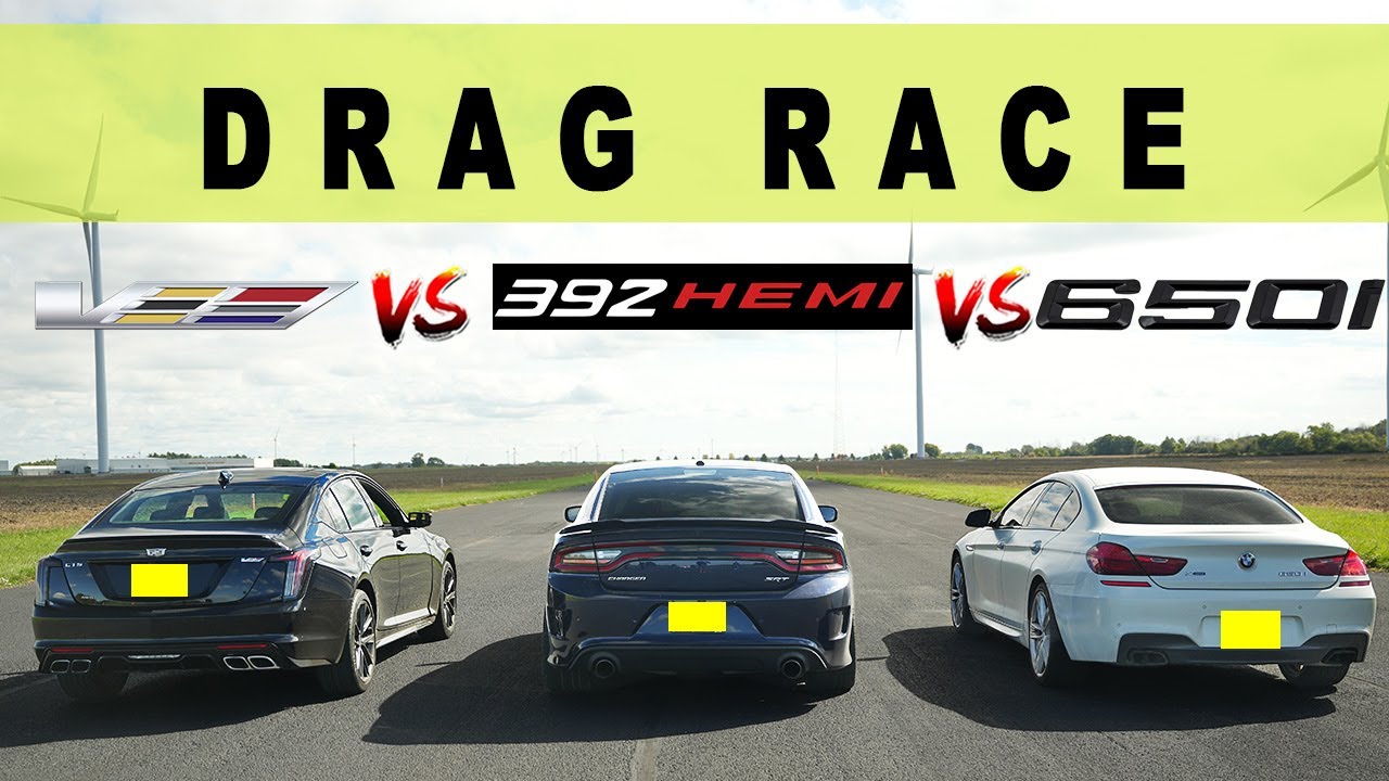 2022 Cadillac CT5-V vs Dodge Charger SRT 392 & BMW 650i 🚗