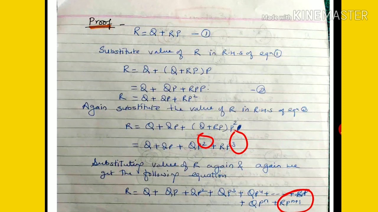 Arden's Theorem & Proof - Lecture 59 📚