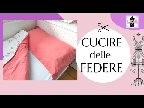 Come cucire una federa