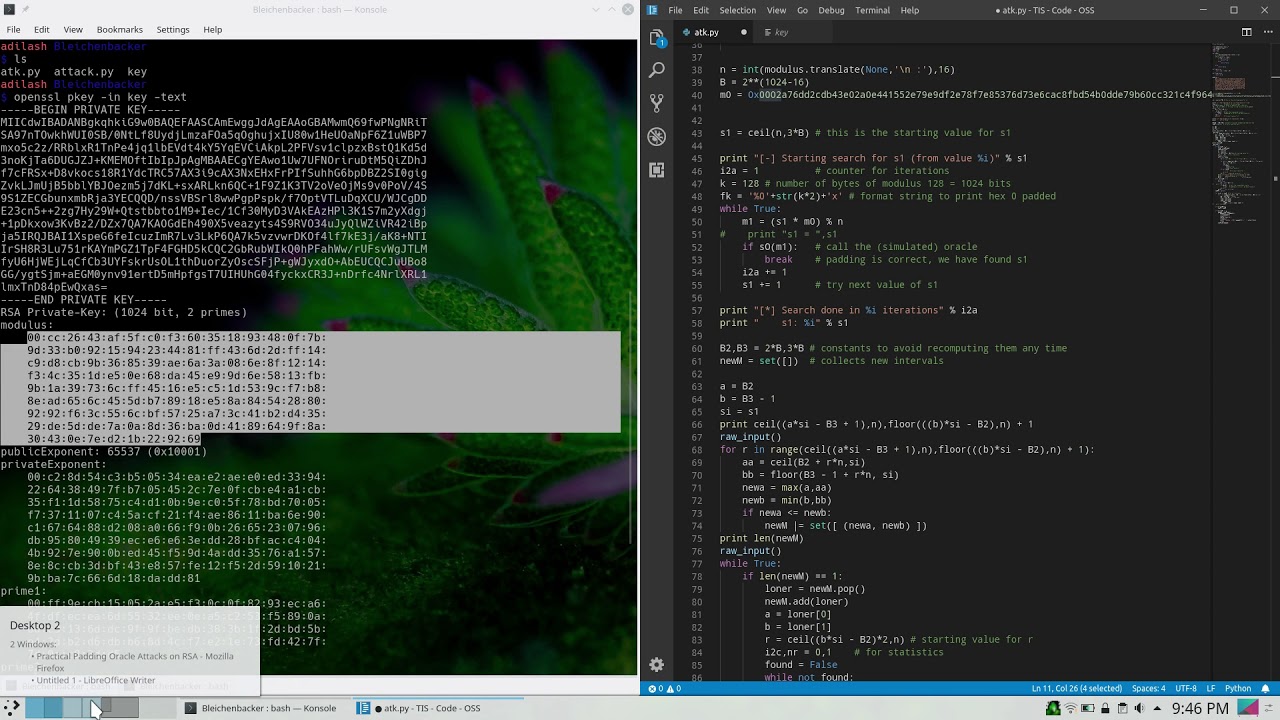 Bleichenbacher RSA Sidechannel Attack π‘οΈ