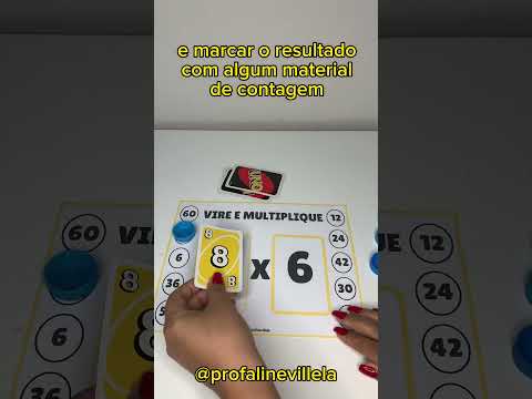 TABUADA DIVERTIDA/ TABUADA LÚDICA/MATEMÁTICA LÚDICA