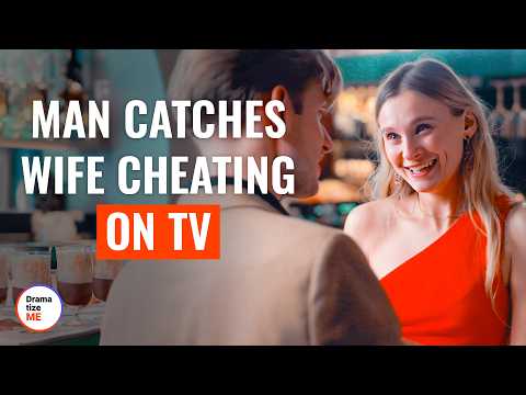 Man catches wife cheating on TV | Love, Lies, Disguise | @DramatizeMe