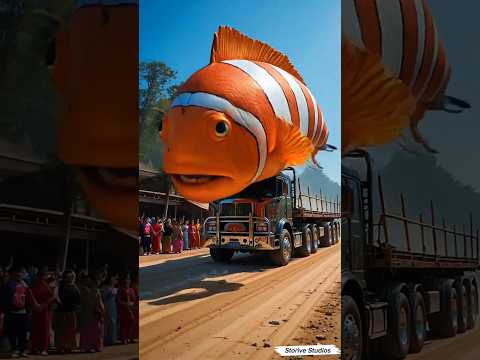 Tiny Clownfish Turned Hero After Grandma's Fall! #clownfish #rescue #flood