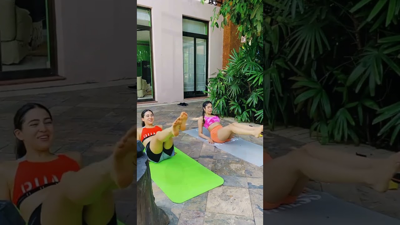 Sara Ali Khan & Janhvi Kapoor's Inspiring Weight-Loss Workout Routine 💪