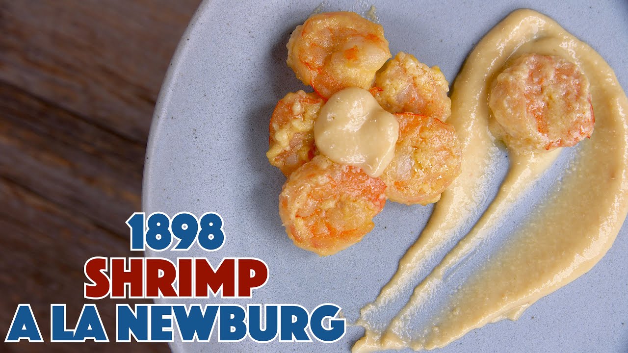 1898 Shrimps à la Newburg Recipe 🍤