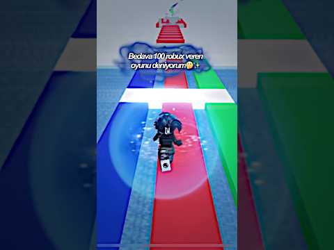 Bedava Robux veren oyunu deniyorum🤔✨ #shorts #short #roblox
