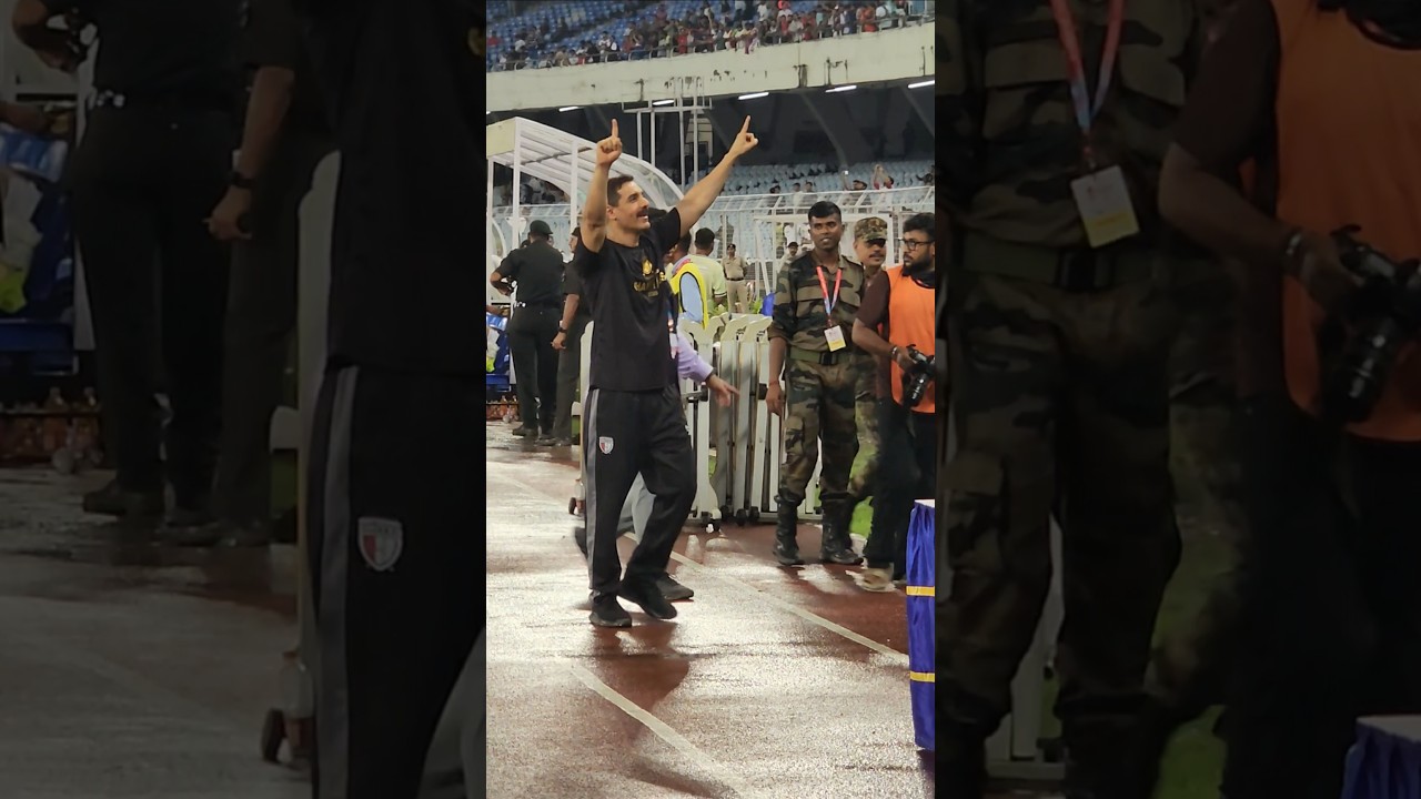 John Abraham Celebrates Northeast United FC's Durand Cup Victory 🏆
